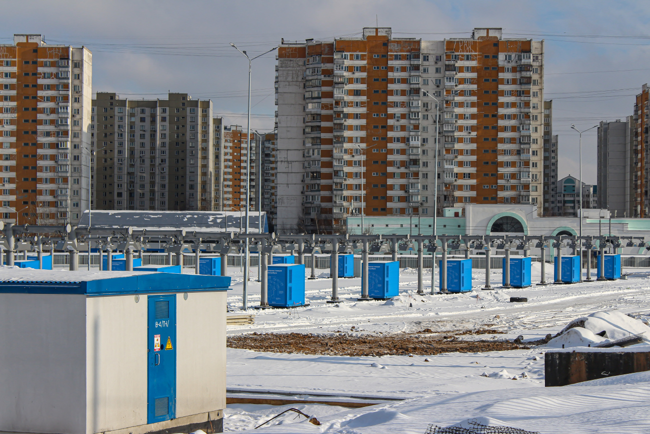 Москва — Строительство электробусного (троллейбусного) парка в районе Митино; Москва — Энергохозяйство — Зарядные станции