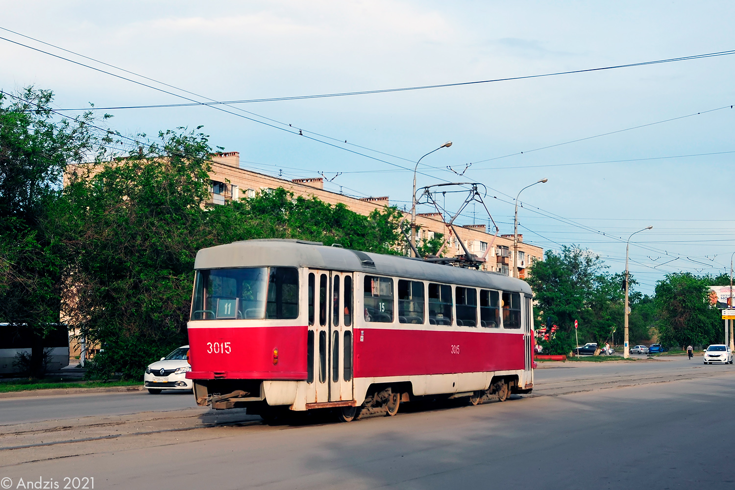 Volgograd, Tatra T3SU (2-door) # 3015