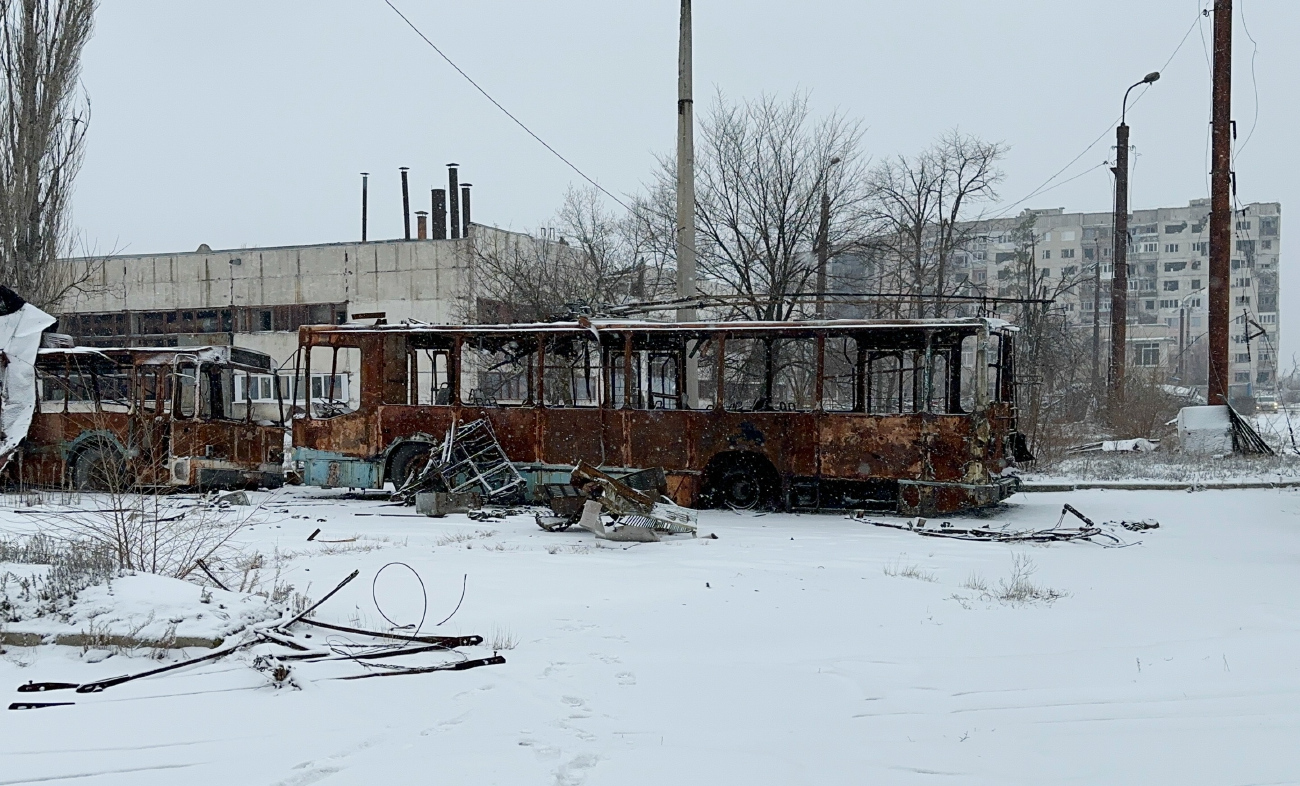 Severodonetsk, YMZ T2 № 202; Severodonetsk — Aftermath of Military Action — 28.02.2022 — 25.06.2022