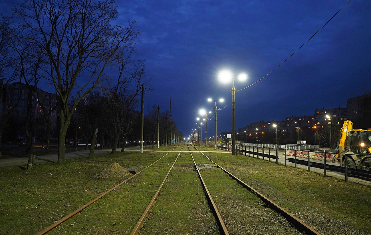 Mariupol — Miscellaneous photos; Mariupol — Repairs; Mariupol — Tramway Lines and Infrastructure