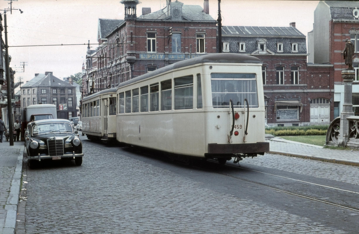 Шарлеруа, BLC 4-axle trailer car № 19459; Шарлеруа — Старые фотографии (SNCV)