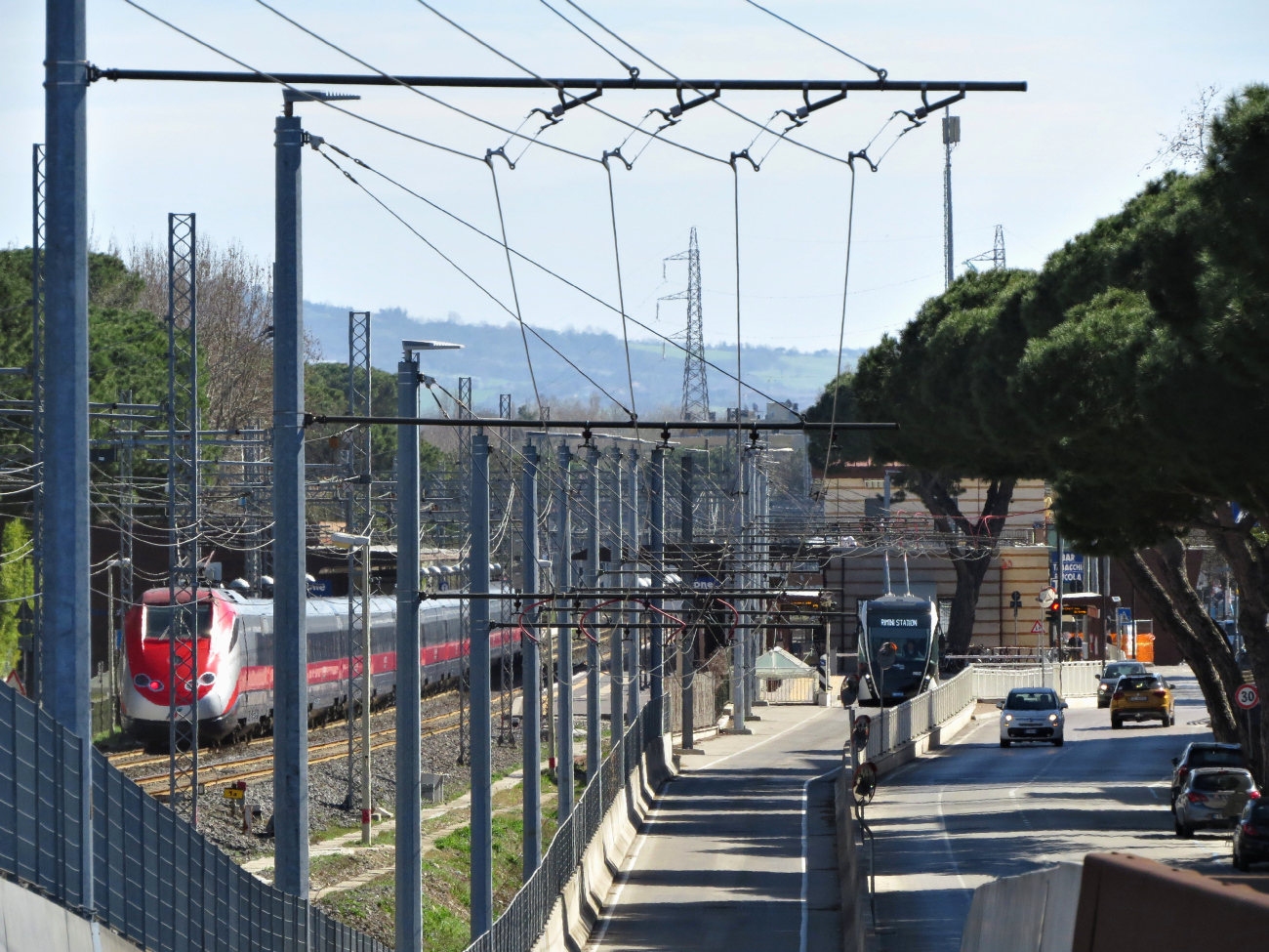 Rimini — Metromare Rapid Trolleybus Line's Infrastructure