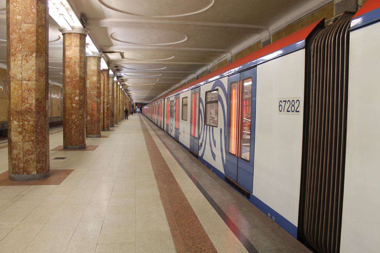 Moscova, 81-767.4 "Moskva 2019" Nr. 67282; Moscova — Metro — [1] Sokolnicheskaya Line