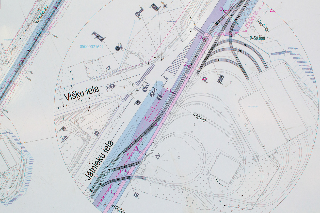 Daugavpils — Construction of new tram line Ķīmija — Stropi