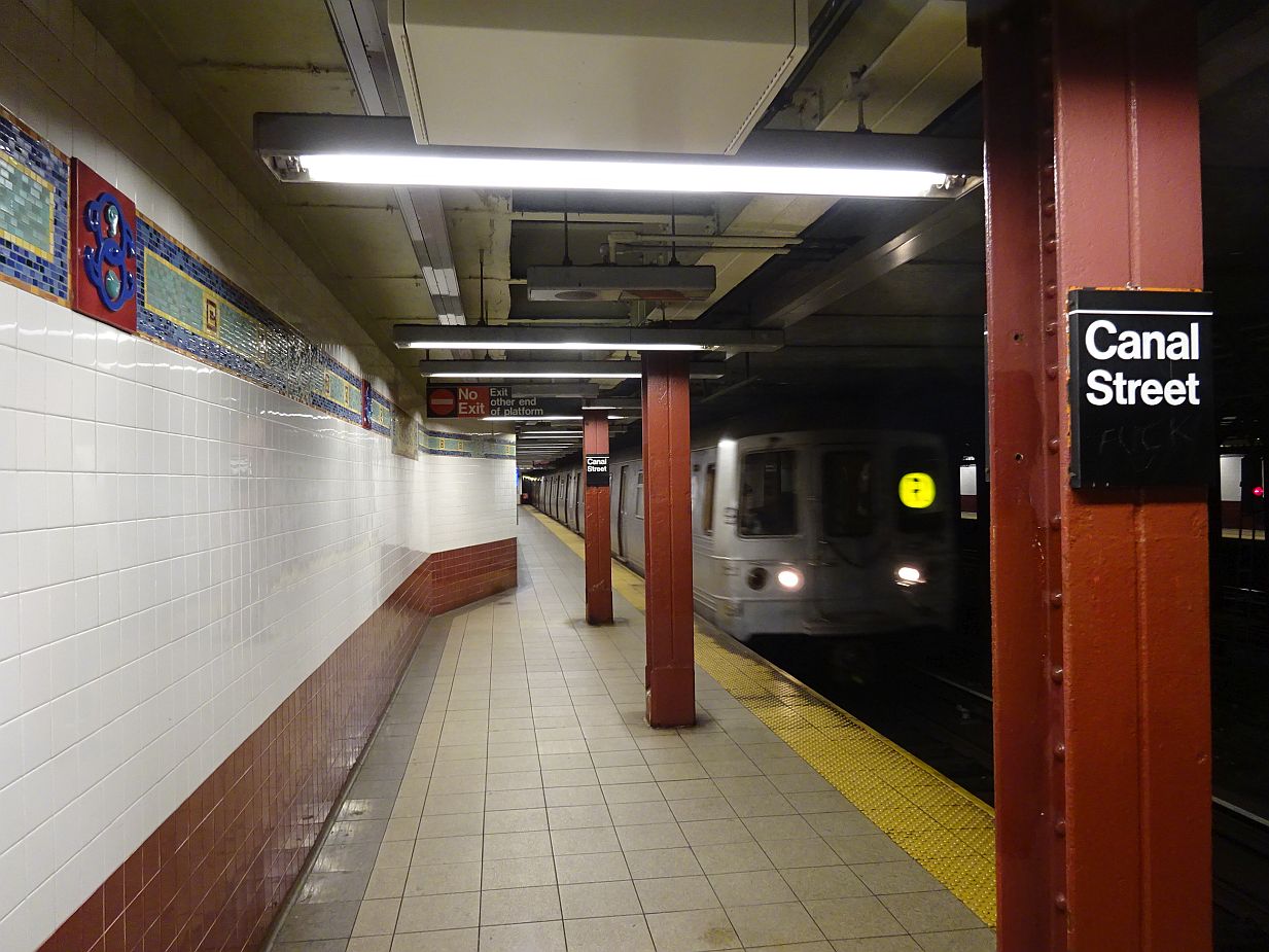 New York City — Subway and Elevated — Lines and Stations