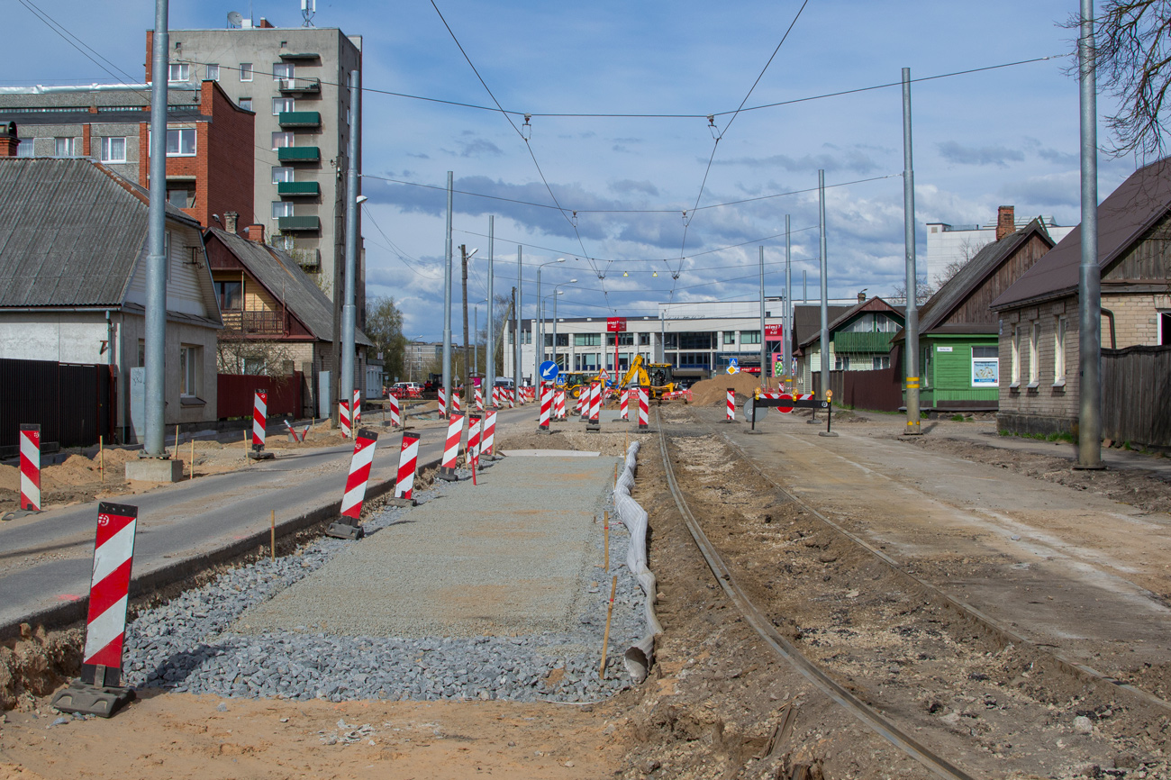 Даугавпилс — Реновация путей на ул. Смилшу; Даугавпилс — Трамвайные линии и инфраструктура