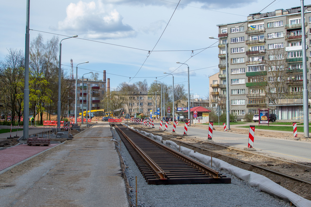 Daugavpils — Renovation of tracks on Smilšu street; Daugavpils — Tramway Lines and Infrastructure