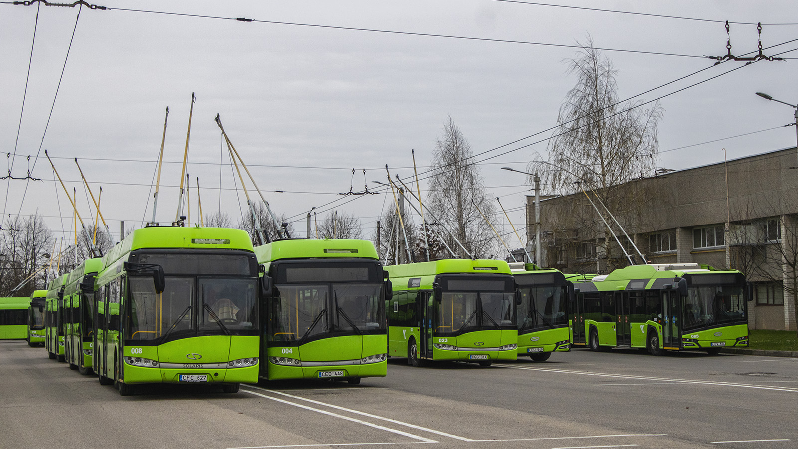 Kaunas, Solaris Trollino III 12 AC č. 008; Kaunas — Trolleybus depot