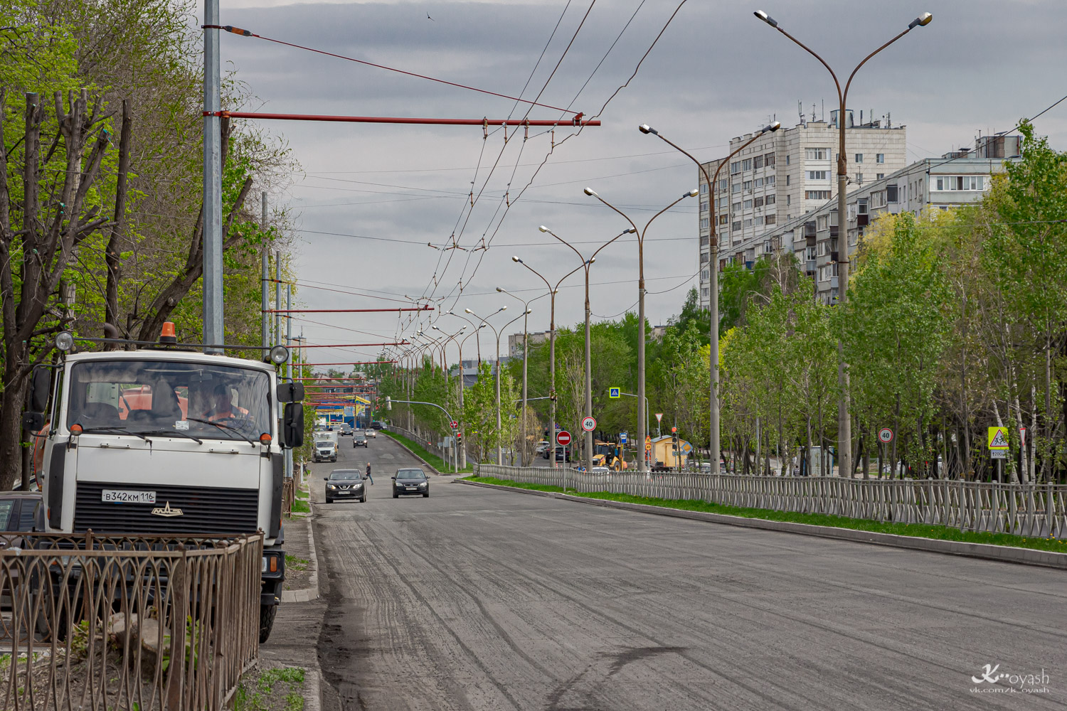 Kazań — Construction and reconstruction of the trolleybus lines