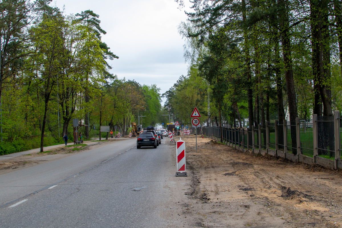 Daugavpils — Construction of new tram line Ķīmija — Stropi