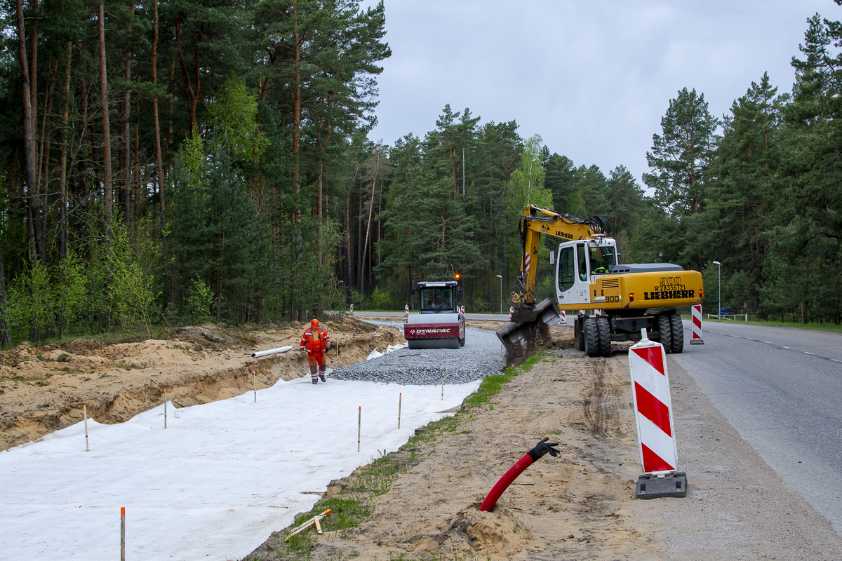 Daugavpils — Construction of new tram line Ķīmija — Stropi