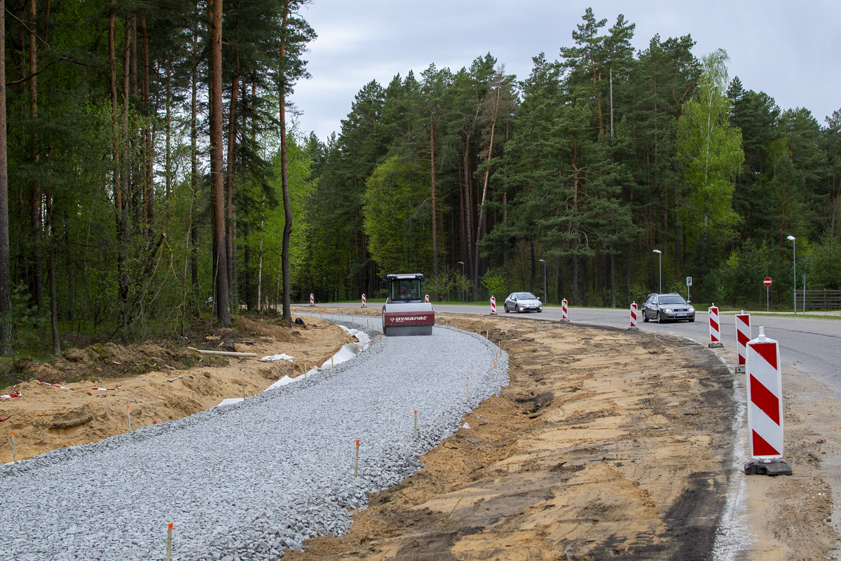 Dünaburg — Construction of new tram line Ķīmija — Stropi