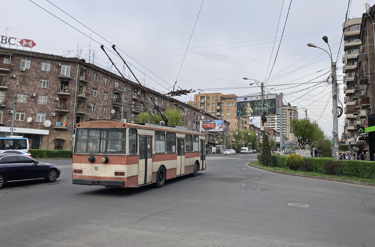 Jereván, Škoda 14Tr02/6 — 10; Jereván — Trolleybus Lines and Infrastructure