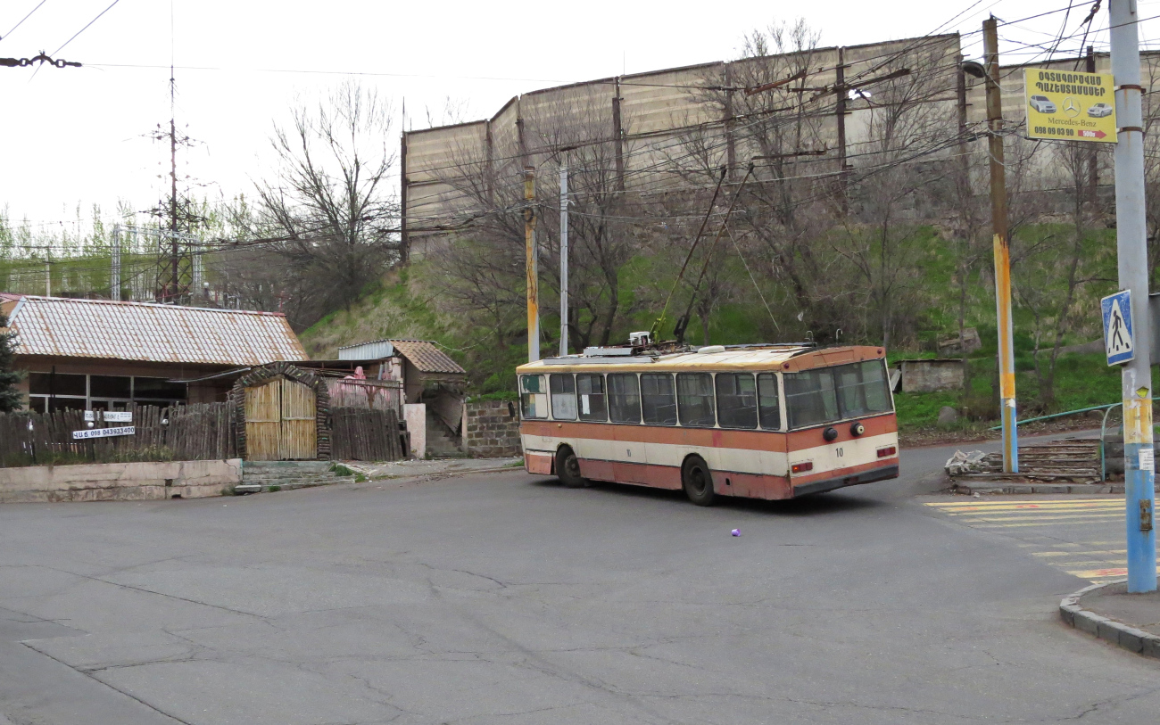 Yerevan — Trolleybus Lines and Infrastructure