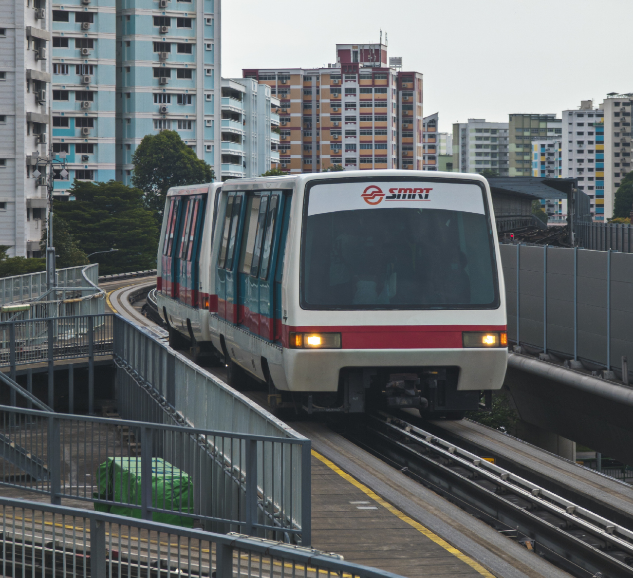 Сингапур, Bombardier Innovia APM 100 № 109; Сингапур — Bukit Panjang LRT — Разные фотографии