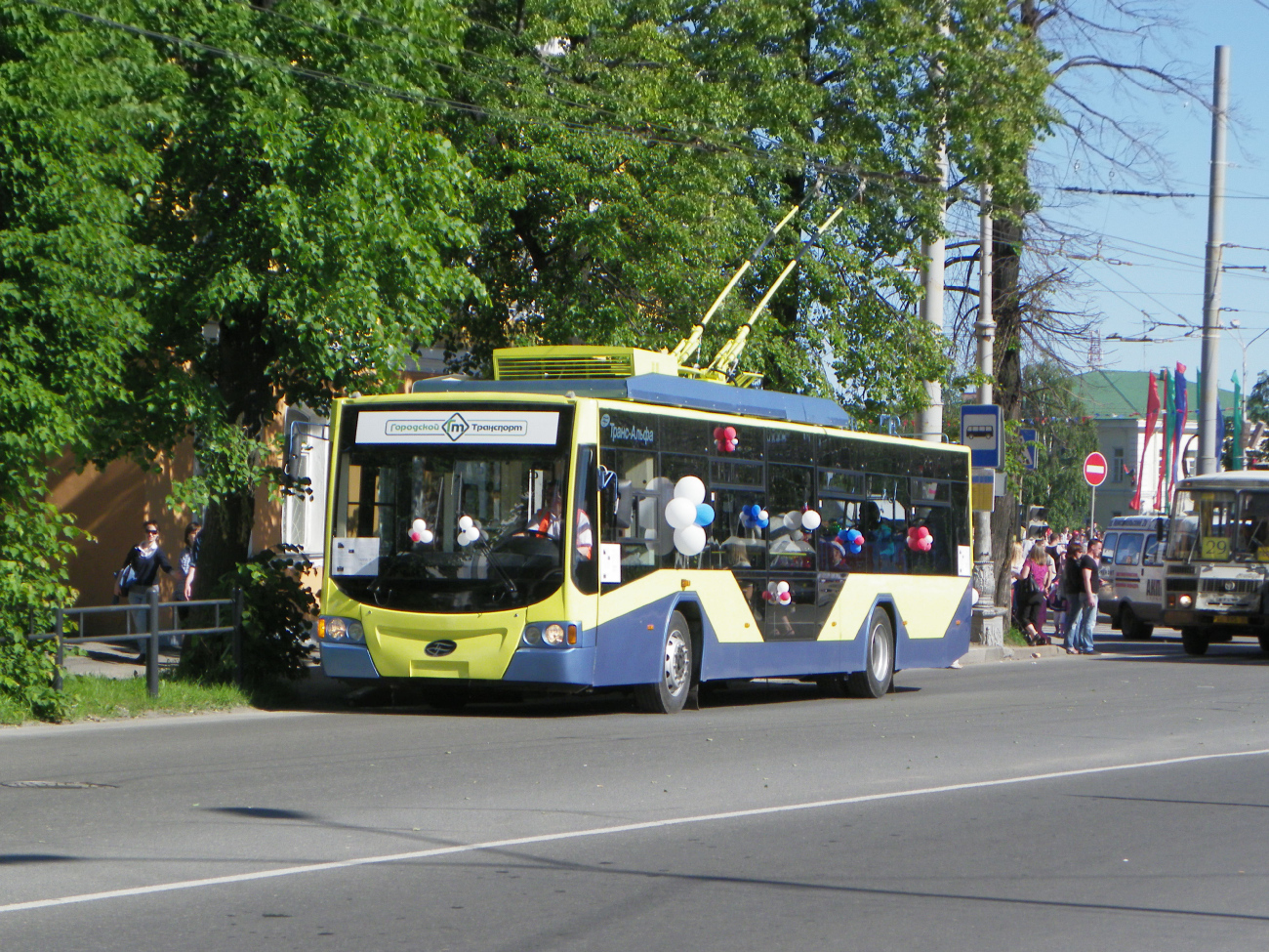 Петрозаводск, ВМЗ-5298.01 «Авангард» № 370; Петрозаводск — Презентация троллейбуса ВМЗ-5298.01 «Авангард»