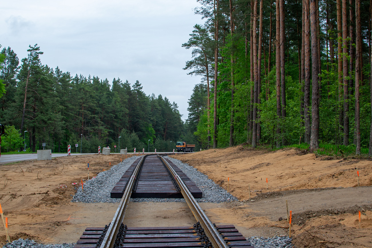 Dyneburg — Construction of new tram line Ķīmija — Stropi