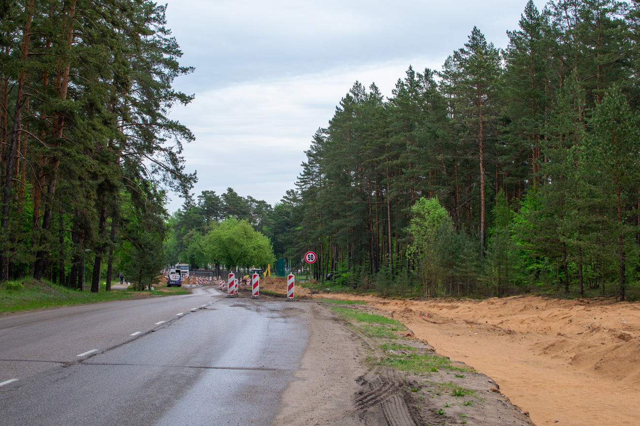 Daugavpils — Construction of new tram line Ķīmija — Stropi