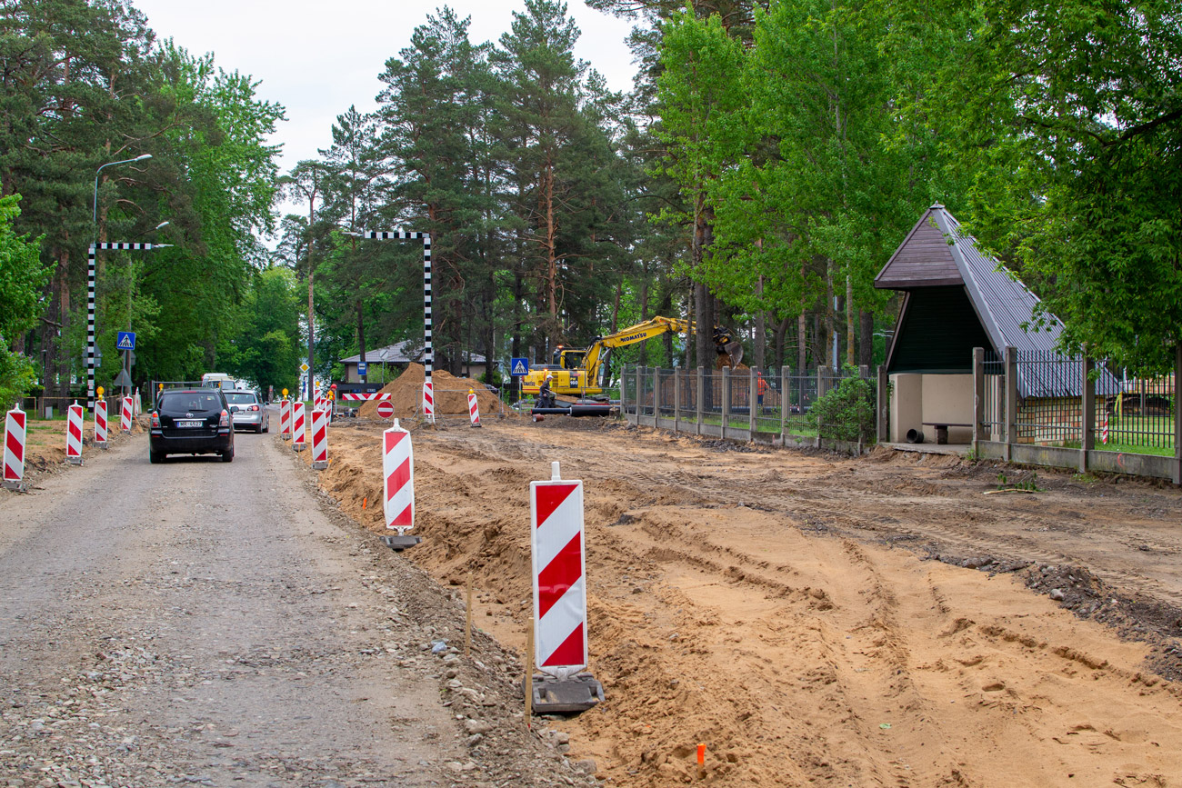Daugavpils — Construction of new tram line Ķīmija — Stropi