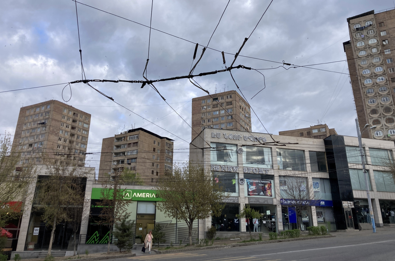 Erevan — Trolleybus Lines and Infrastructure