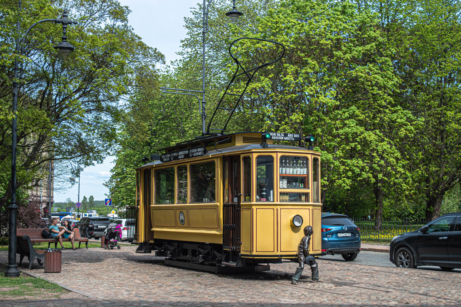 Viborg — Tram car monument