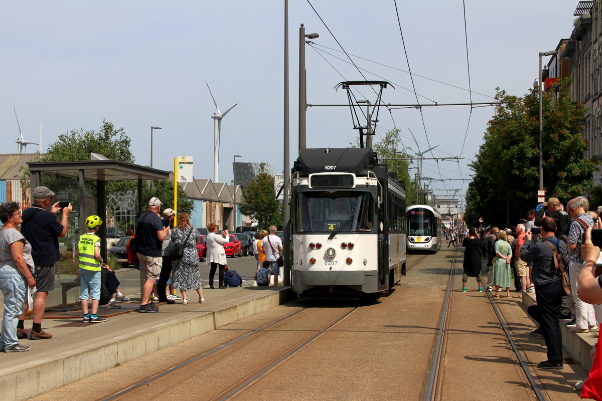 Antwerpen, BN PCC Gent (modernised) № 6207; Antwerpen — 150 years of tram in Antwerpen (28/05/2023)