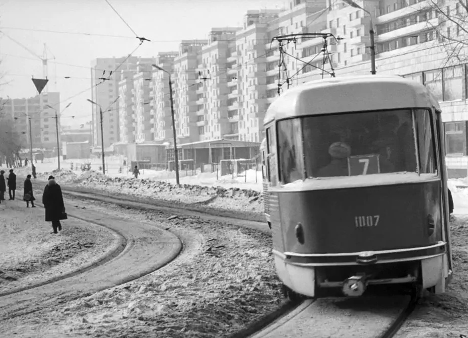 Samara, Tatra K2SU № 1007; Samara — Historical photos — Tramway and Trolleybus (1942-1991)