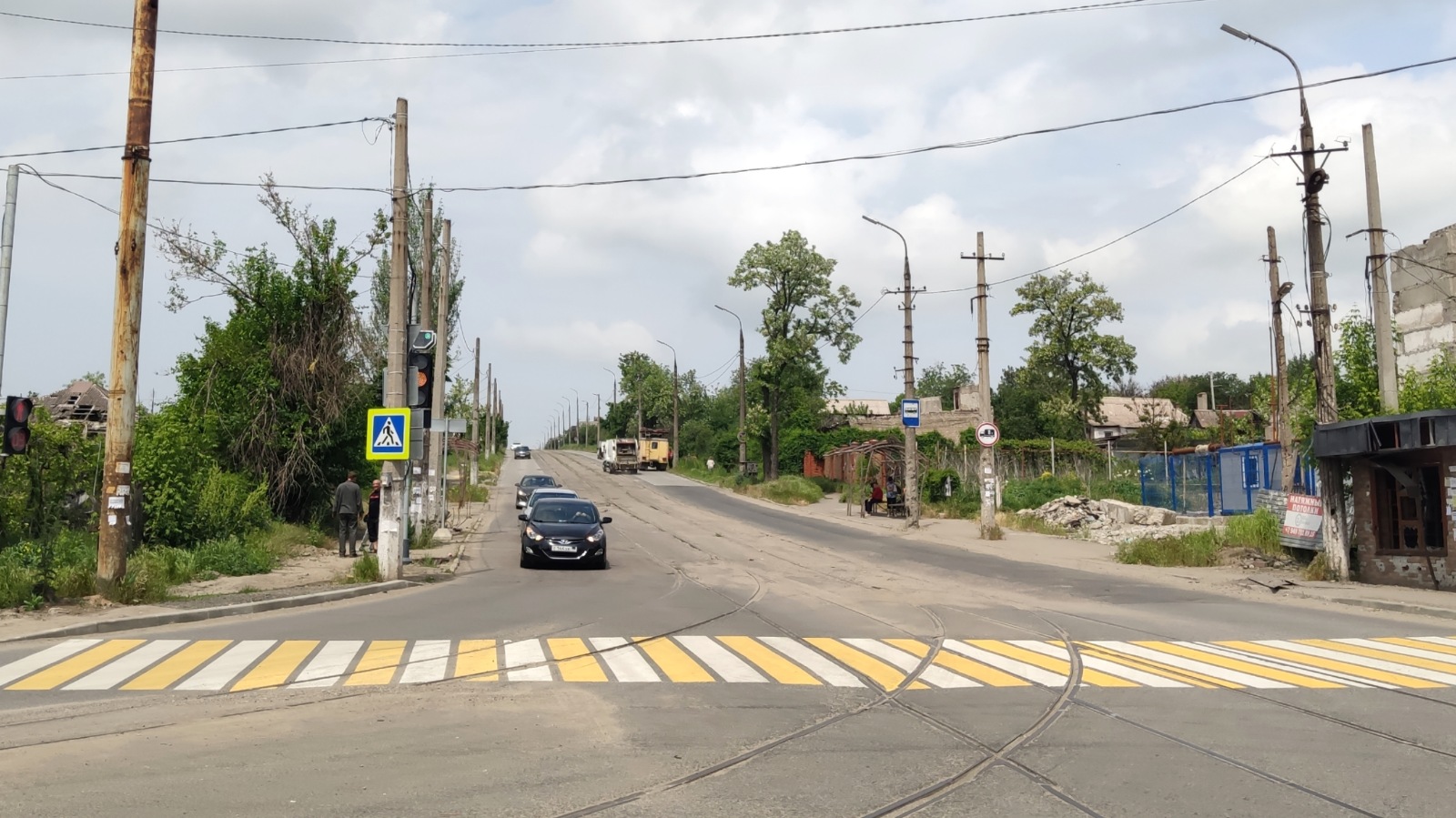 Mariupol — Aftermath of Military Actions 24 February – 20 May 2022; Mariupol — Tramway Lines and Infrastructure