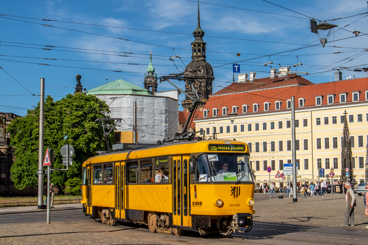 Dresde, Tatra T4D-MT N°. 224 263; Dresde — Final farewell to Tatra trams after 56 years of service (03.06.2023)