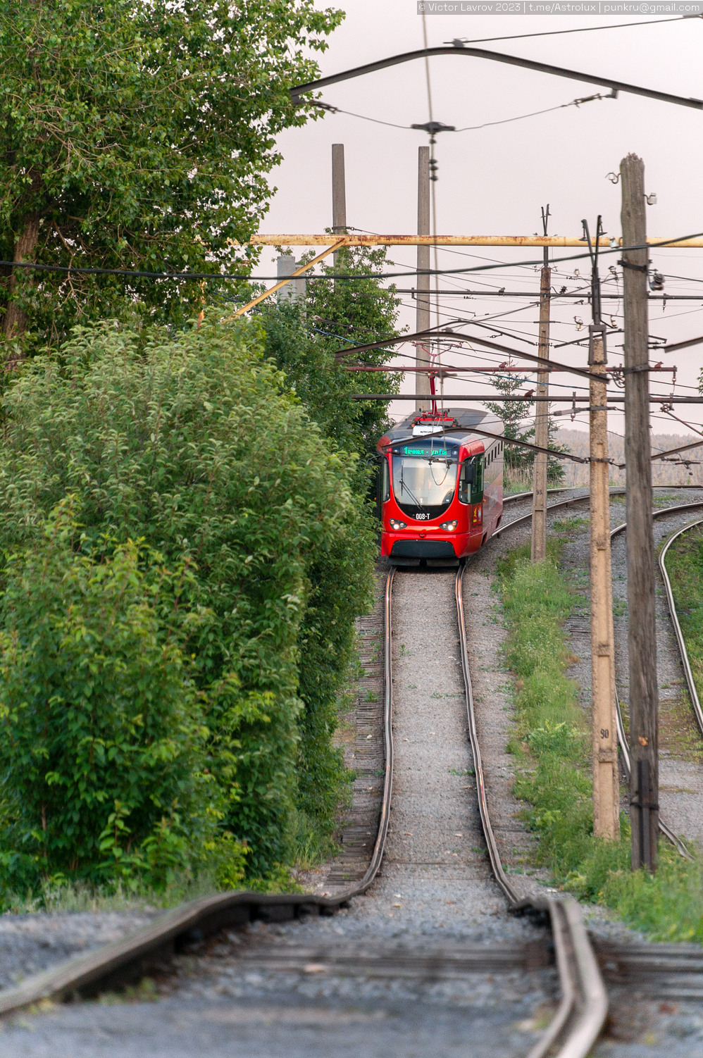 Zlatooust — Lignes de tramway