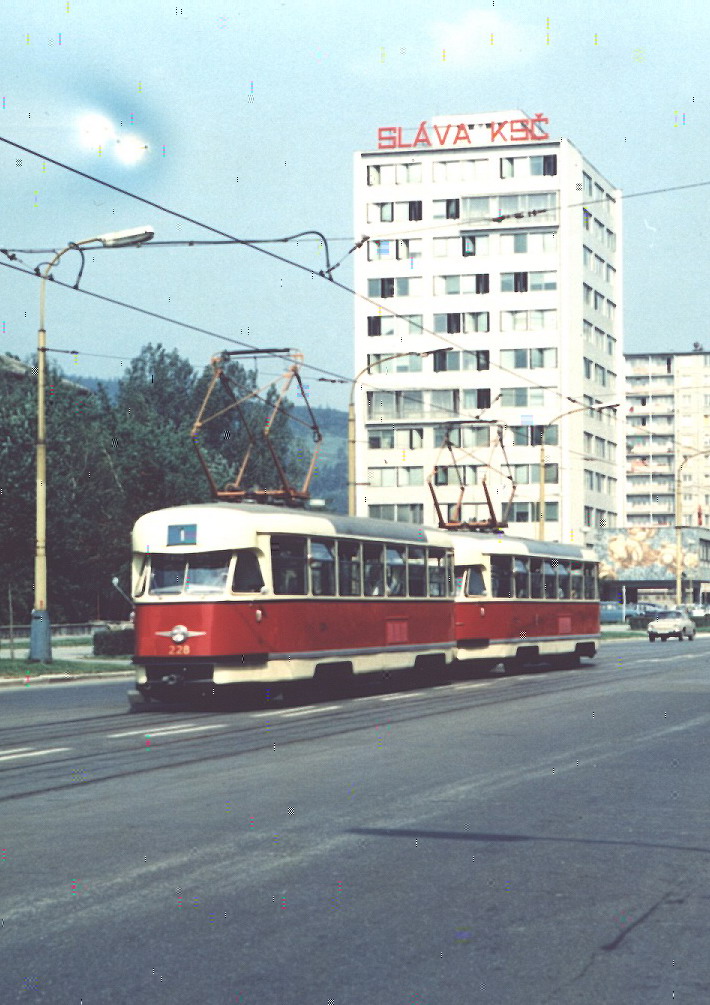 Кошице, Tatra T2 № 228; Кошице — Старые фотографии