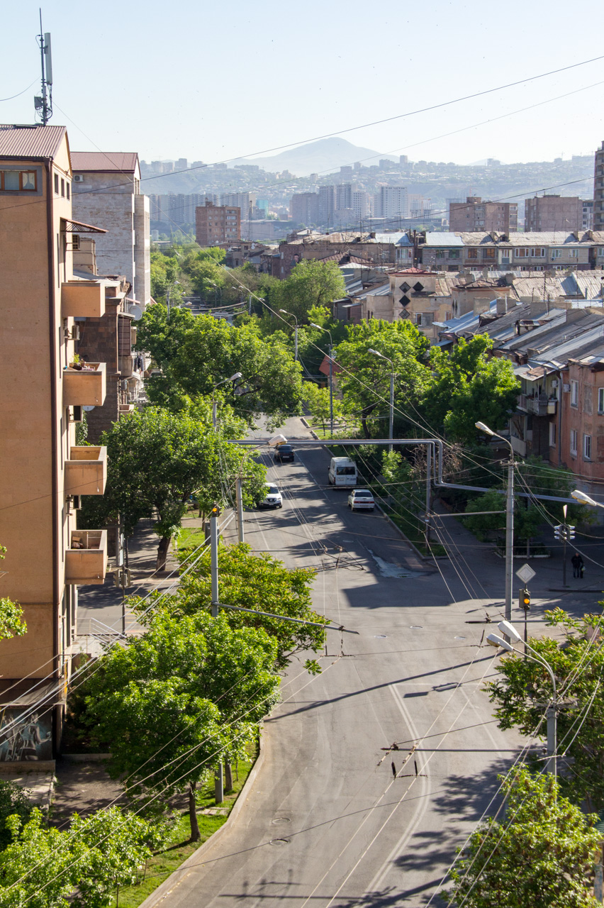 Yerevan — Trolleybus Lines and Infrastructure