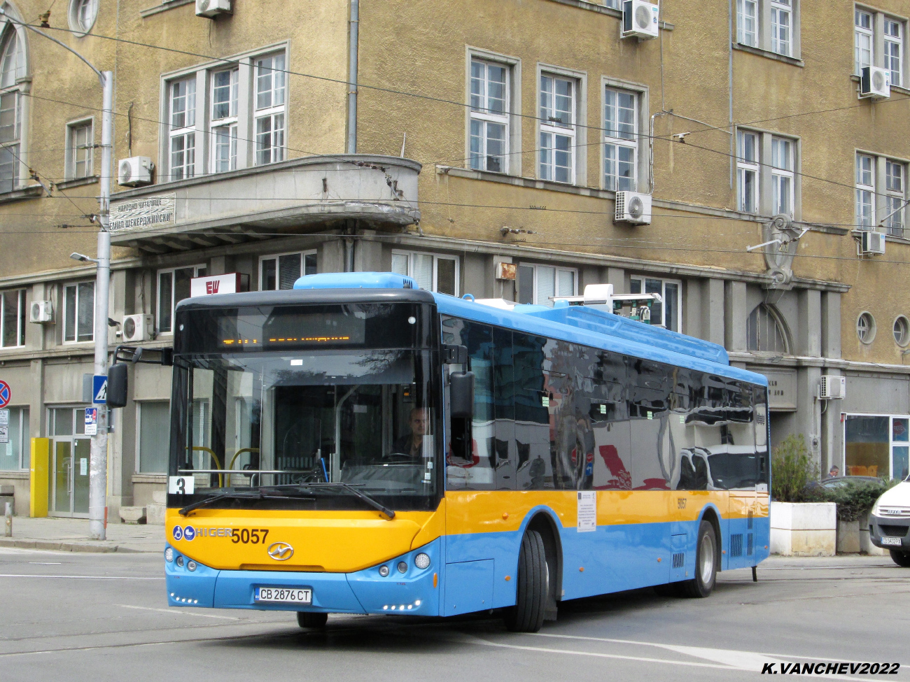 София, Higer KLQ6125GEV3 № 5057