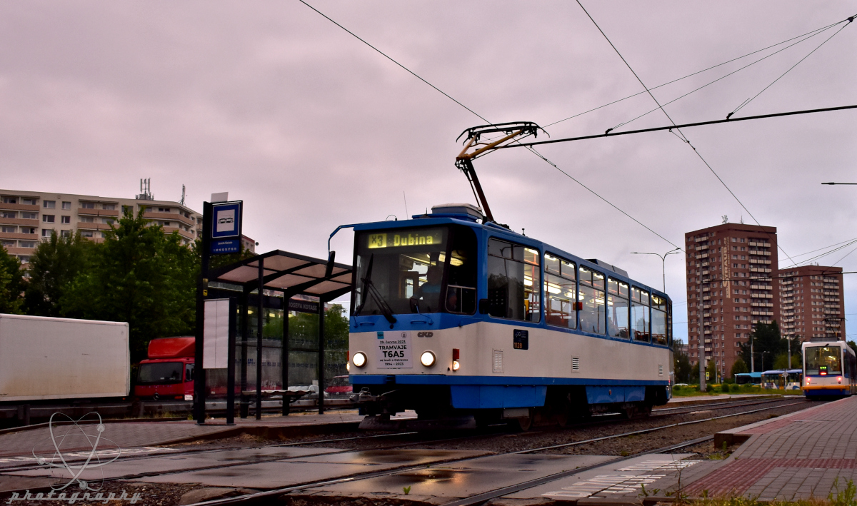 Острава, Tatra T6A5 № 1128; Острава — 29.6.2023 — Прощание с трамваями Татра Т6А5