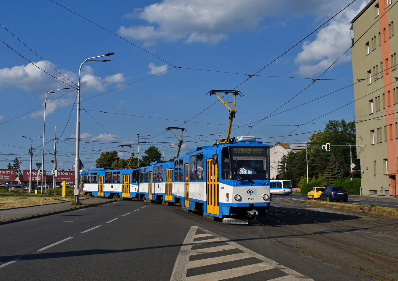 Ostrava, Tatra T6A5 № 1125; Ostrava, Tatra T6A5 № 1121; Ostrava, Tatra T6A5 № 1120; Ostrava — 29.6.2023 — Farewell of Tatra T6A5 trams