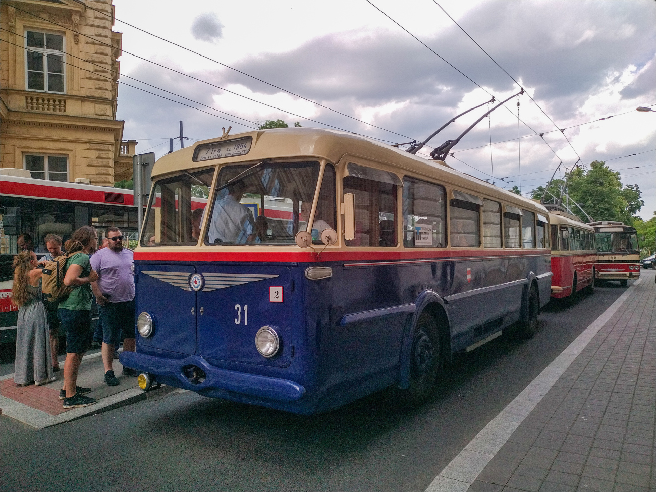 布尔诺, Škoda 7Tr4 # 31; 布尔诺 — Transport nostalgia 2023 and farewell to Škoda 14Tr and 15Tr trolleybuses