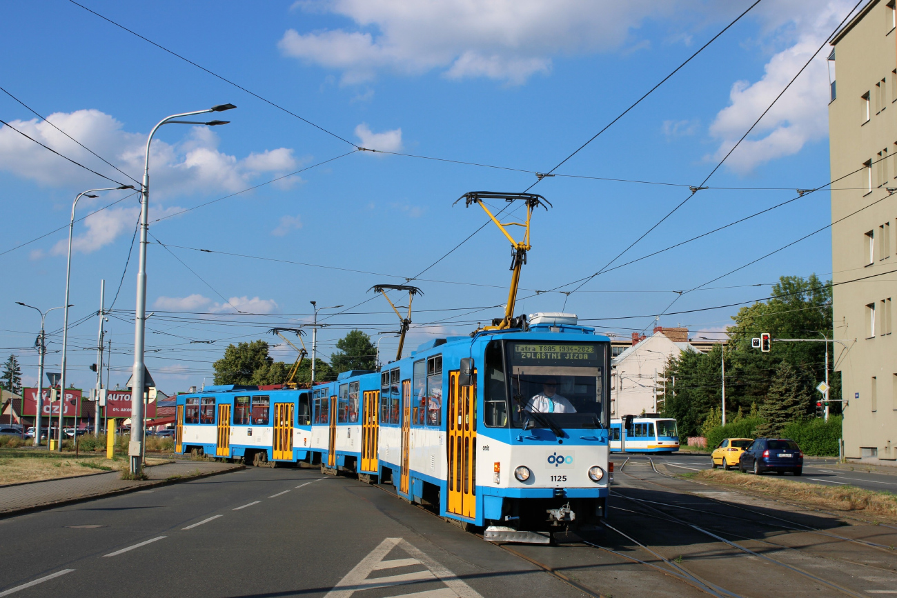 Ostrava, Tatra T6A5 № 1125; Ostrava — 29.6.2023 — Farewell of Tatra T6A5 trams