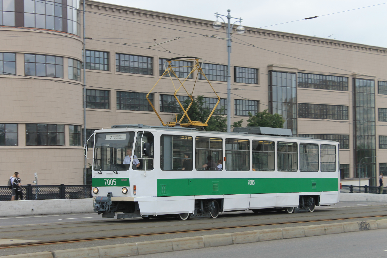 Moskva, Tatra T7B5 № 7005; Moskva — Moscow Transport Day on 8 July 2023