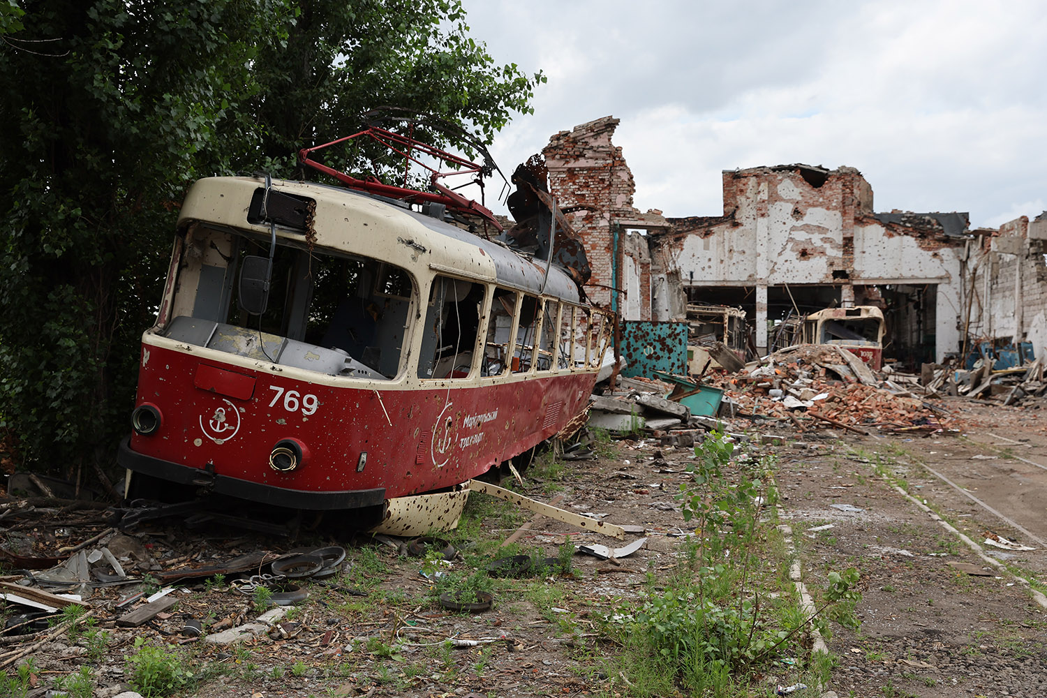 Mariupol, Tatra T3SUCS № 769; Mariupol — Aftermath of Military Actions 24 February – 20 May 2022