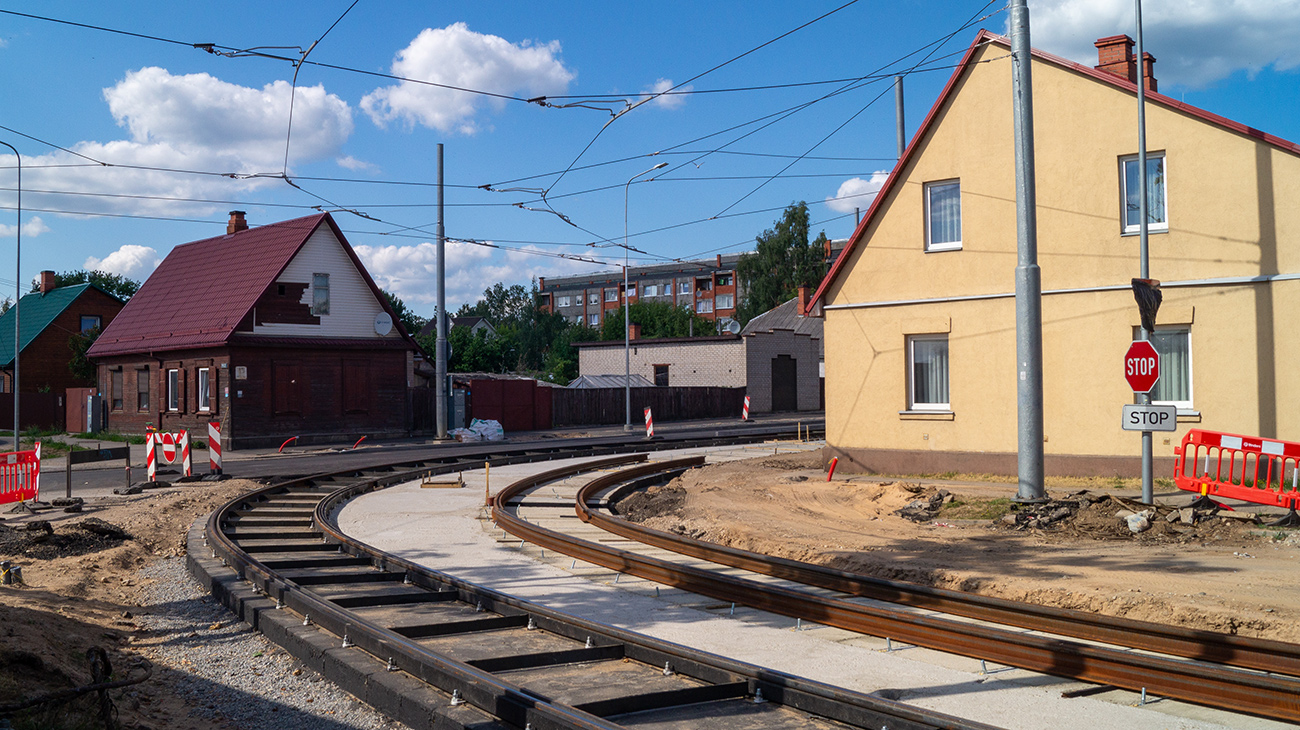 Daugpilis — Renovation of tracks on Smilšu street
