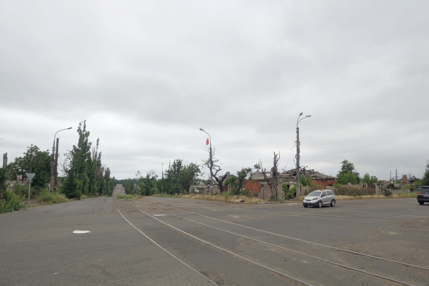 Mariupol — Aftermath of Military Actions 24 February – 20 May 2022; Mariupol — Tramway Lines and Infrastructure
