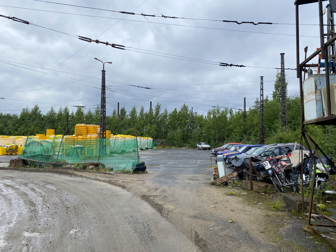 Petrozavodszk — Trolleybus depot №2; Petrozavodszk — Trolleybus Lines and Infrastructure