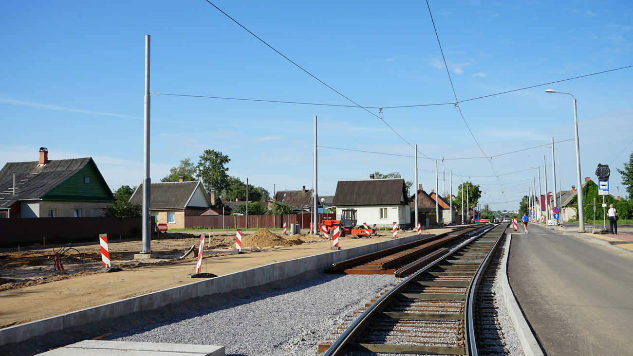 Dünaburg — Renovation of tracks on Smilšu street