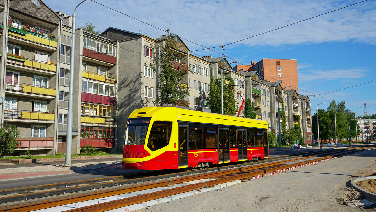 Daugavpils, 71-911E “City Star” — 015; Daugavpils — Renovation of tracks on Smilšu street