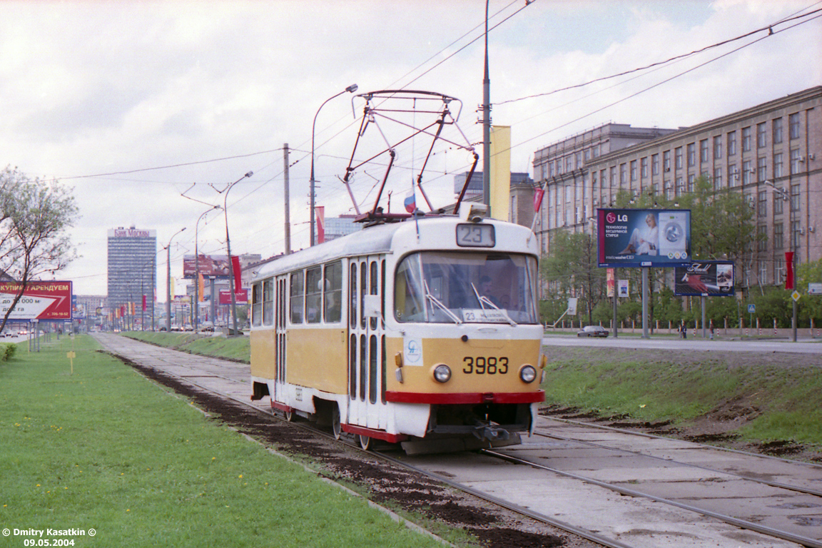 Moscow, Tatra T3Т № 3983