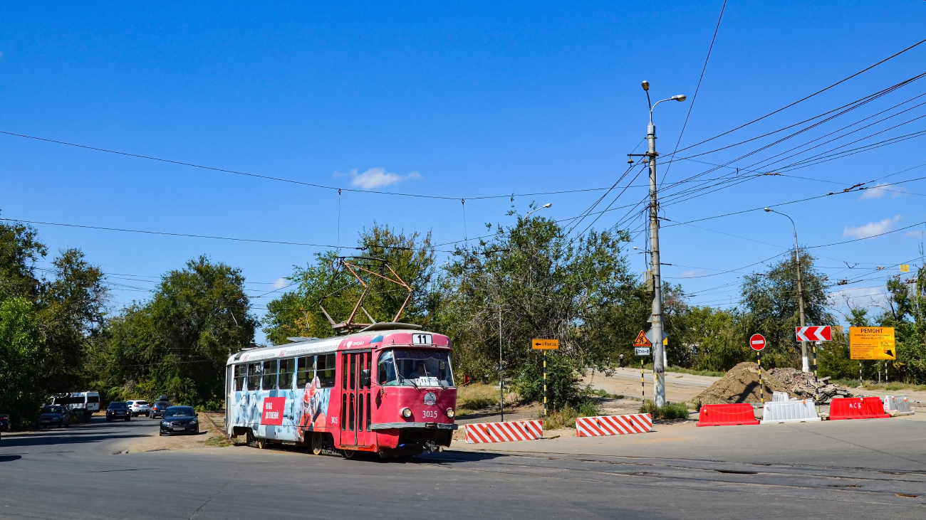 Volgograd, Tatra T3SU (2-door) № 3015
