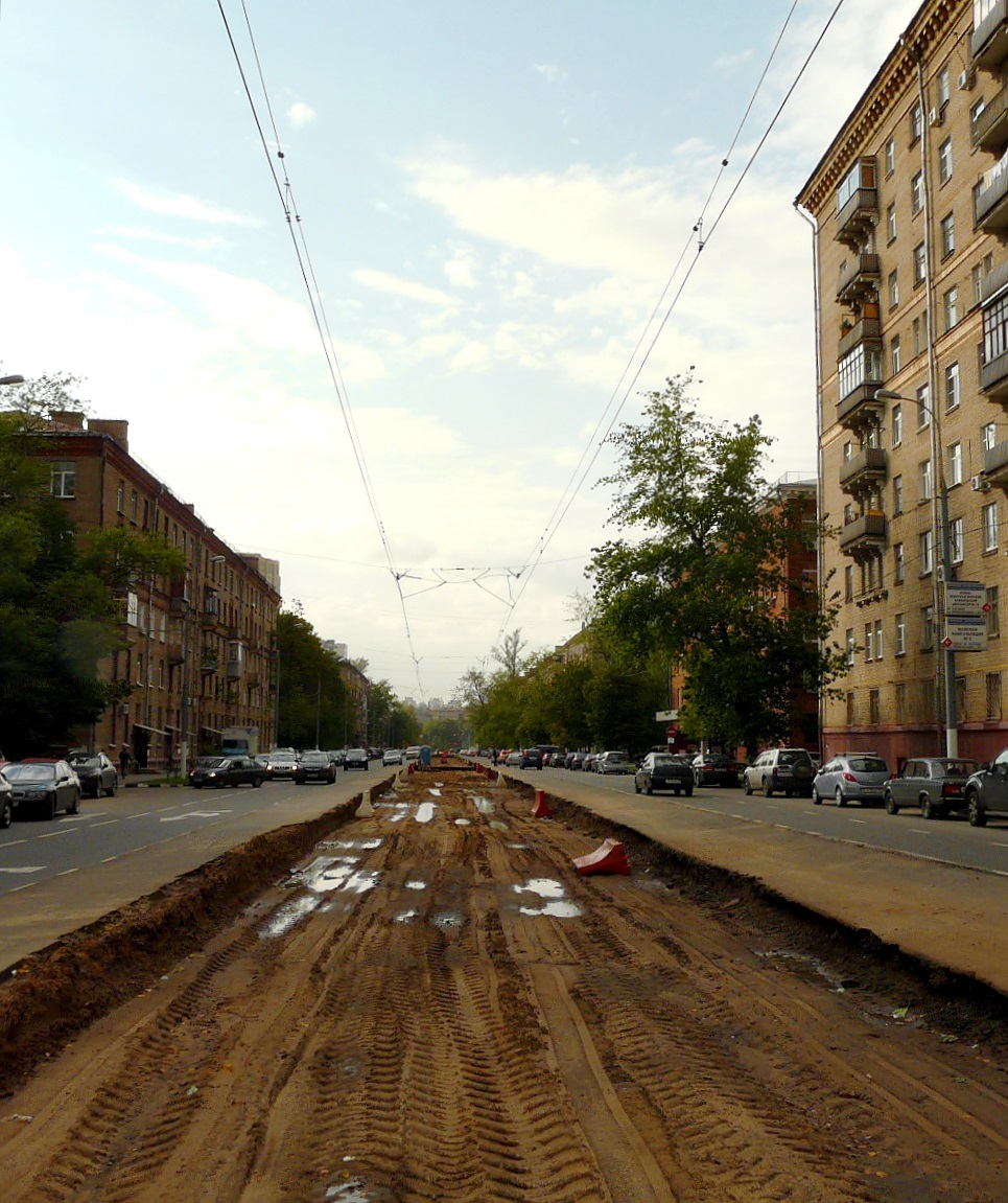 Москва — Строительство и ремонты; Москва — Трамвайные линии: ЮЗАО