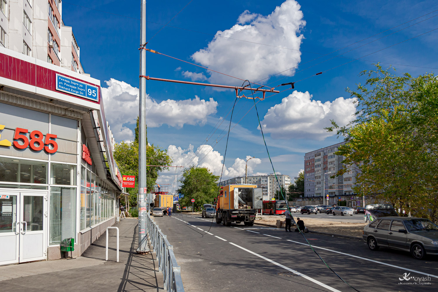Kazan — Construction and reconstruction of the trolleybus lines; Kazan — Underground — Azinsko-Savinovskaya line [2]