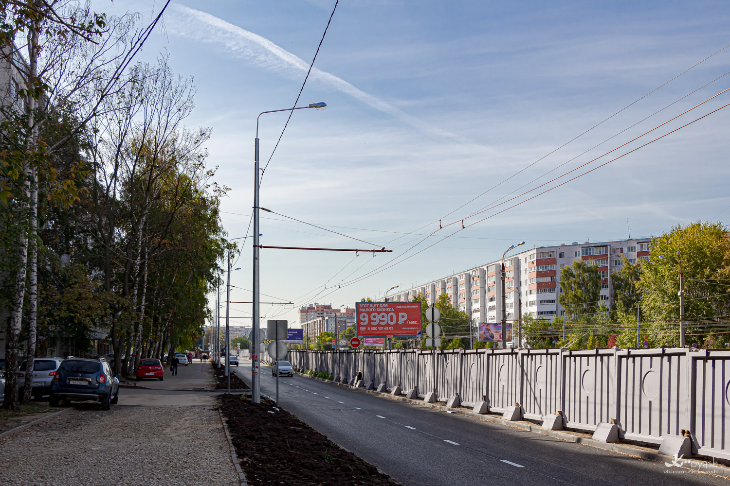 Kazany — Construction and reconstruction of the trolleybus lines; Kazany — Underground — Azinsko-Savinovskaya line [2]