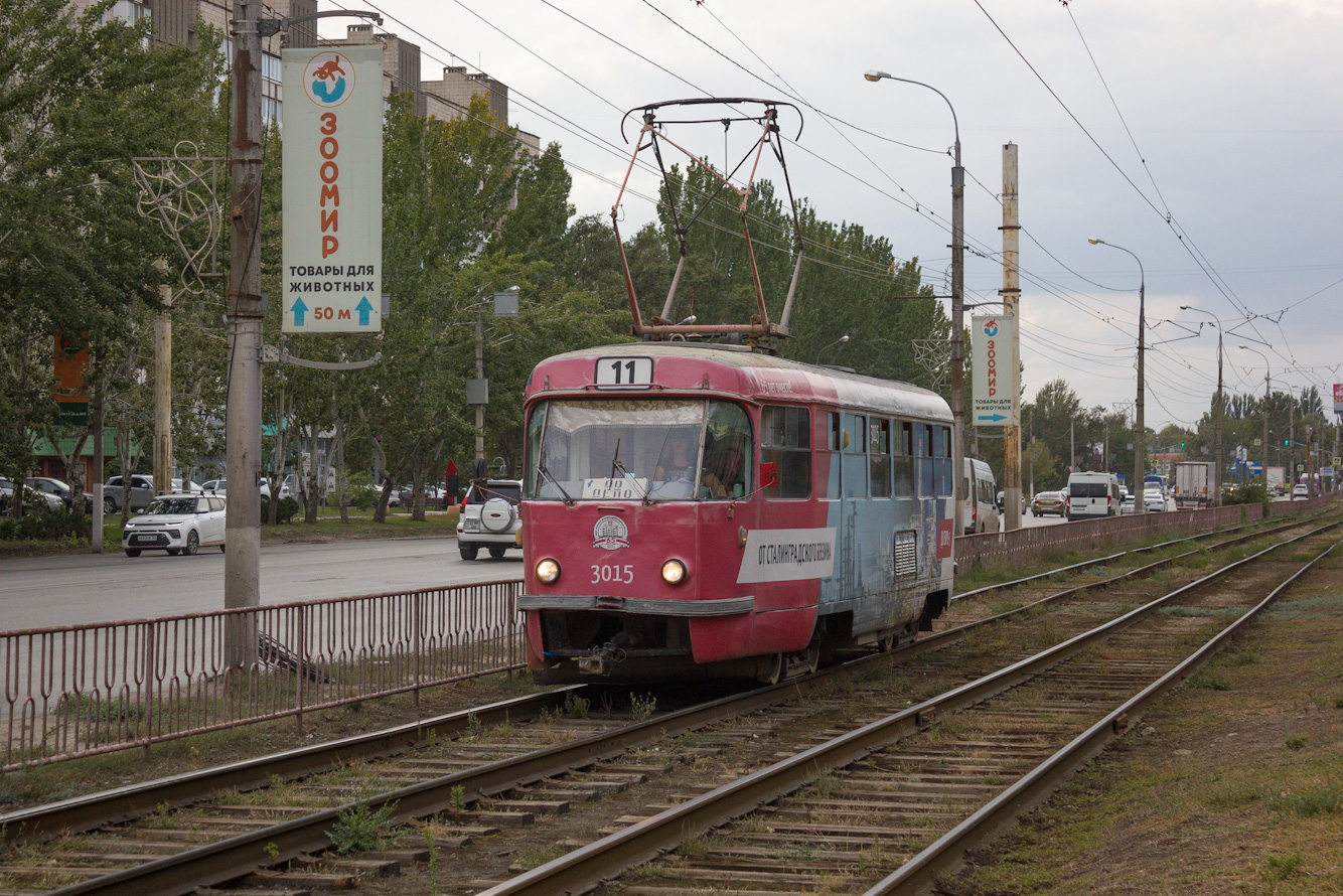 Volgograd, Tatra T3SU (2-door) № 3015
